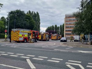 Firefighters scrambled to Cosham tower block after smell of burning sparks emergency response