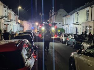 Late night unattended fire causes blaze after spreading to garage