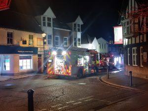 Firefighters scrambled to house fire at High Street Emsworth
