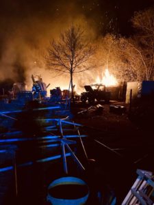 Isle of Wight Crews tackle caravan blaze in Shanklin