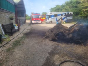 Firefighters on the Isle of Wight called to tackle hay store blaze