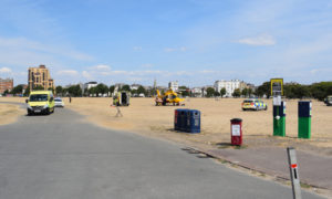 Male airlifted to hospital after being found unresponsive in the sea at Southsea this morning